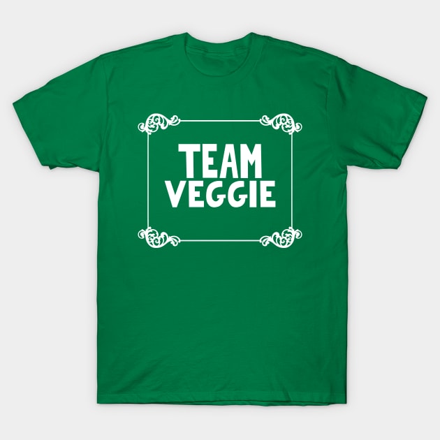 TEAM VEGGIE - Awesome Vegan/Vegetarian Gift T-Shirt by DankFutura